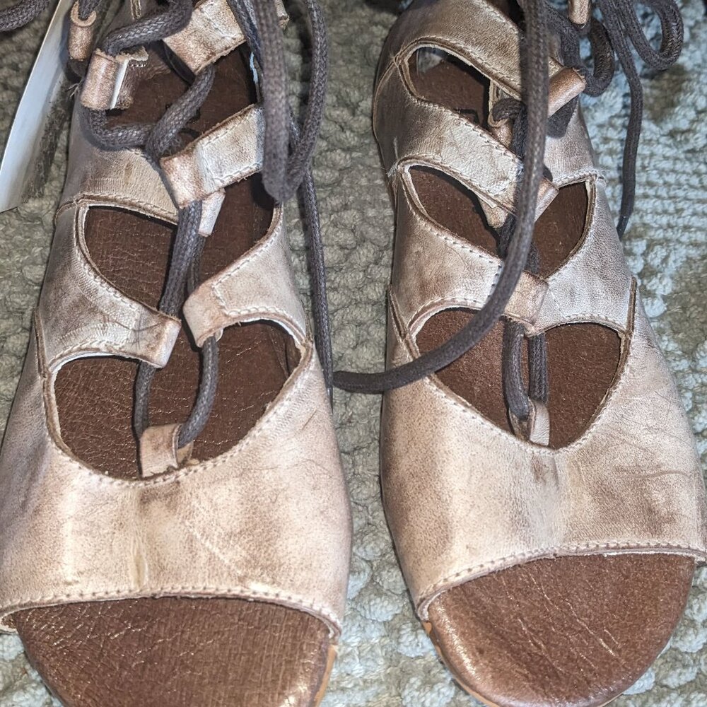 New! Roan by Bed Stu Winnie lace-up leather gladiator sandals